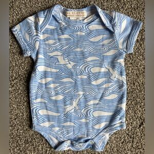The Beaufort Bonnet Company Blue & White Seagull Print One-Piece